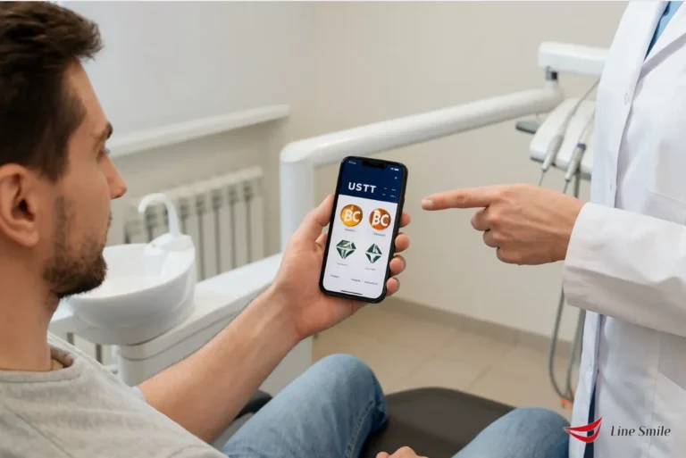 Переваги оплати в криптовалюті в клініці Line Smile